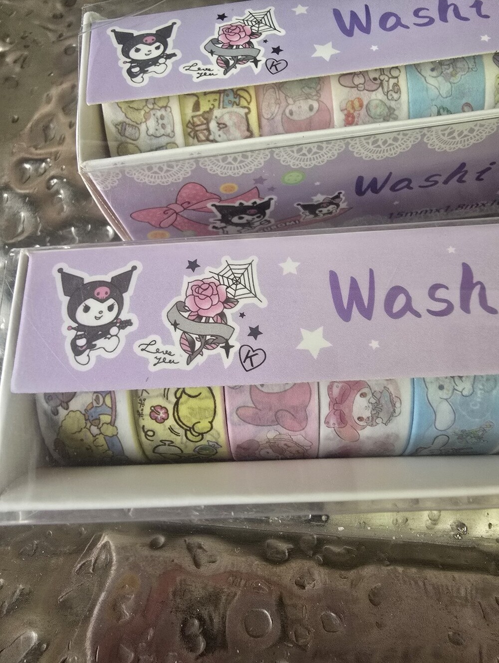 Kawaii Charwcter Washi Tape Set with Cute Character Designs, NEW - Picture 2 of 4